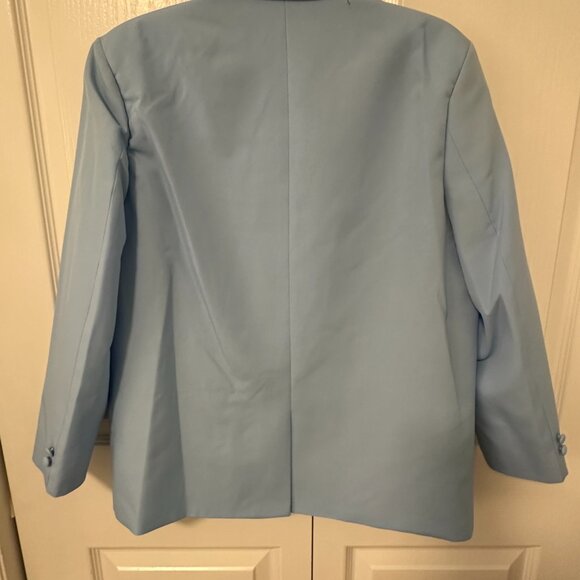 NWT Boys Size 12 H Little Tuxedos Brand Mason Suit Jacket Sky Blue - Picture 4 of 9